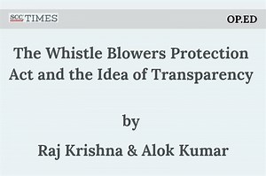 The Whistle Blowers Protection Act and the Idea of Transparency