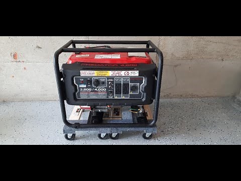 Predator 4000 Generator oil change.