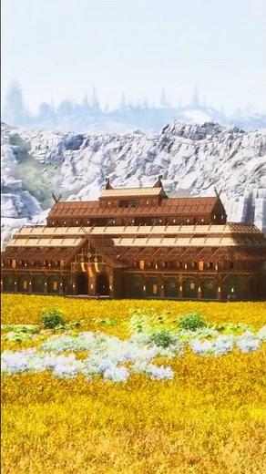 This HUGE Viking Longhouse is INSANE 🦬🔥 | ARK: Survival Ascended