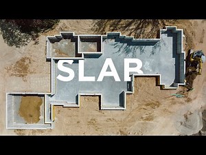 Slab placed and new driveway begins.