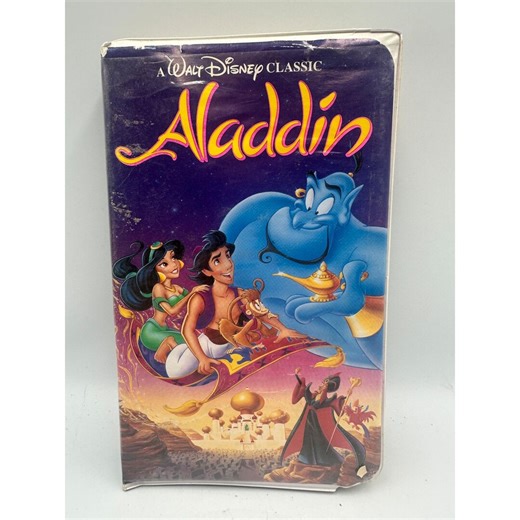 Aladdin VHS 1993 Walt Disney Classic Animated Film NTSC Good Condition - Etsy Australia