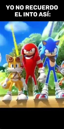 I don't remember the Sonic Boom intro like that.