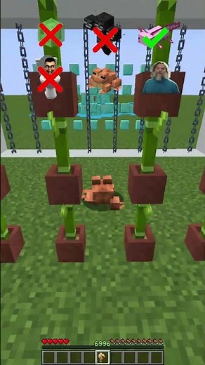 How THICC Are Minecraft Mobs? 😂 #actingchallenge