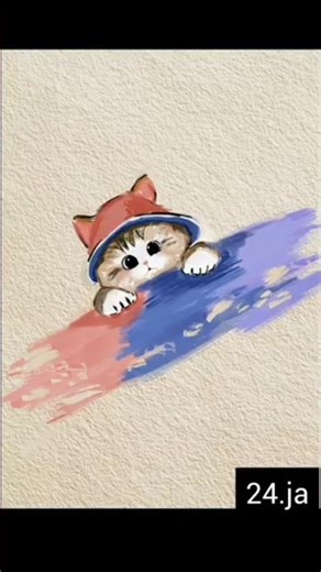 🥰🐈🫠easy draw! #shorts #art #digitalart