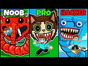 ESCAPING THE NOOB VS PRO VS HACKER BRAINROT WORM IN ROBLOX !!