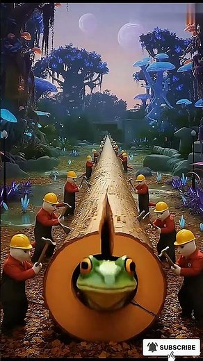 “Magic Frog in Alien Swamp 🐸✨ | 8K Pixar-Style Cinematic CGI Render” #viralvideo