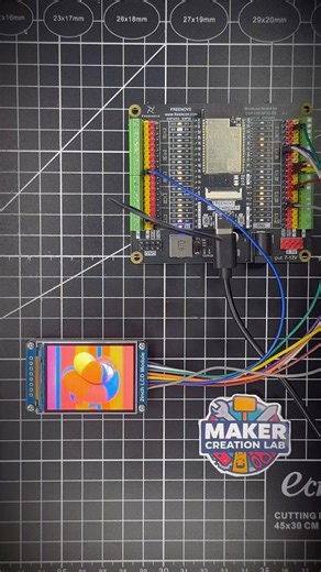 ESP32 GIF Playback SD to PSRAM! #esp32 #arduino