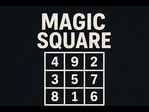 The magic square game explained