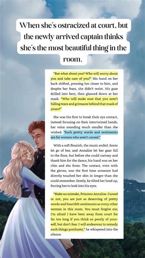 He thinks she’s BEAUTIFUL 😱#booktubetbr #bookboyfriend #princessxknight