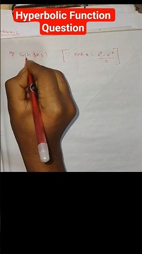 Hyperbolic Function Question 🔥🔥#maths #bsc #Math#viral#Rajesh brainery