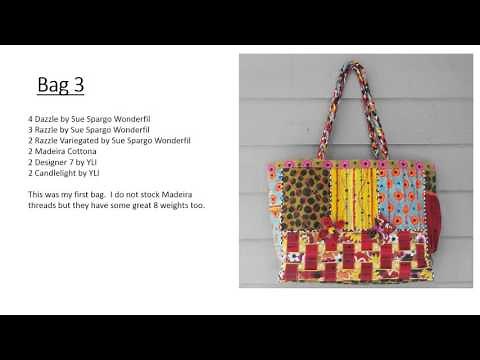 Deb Canham Studio Creative Tote pattern for the serger