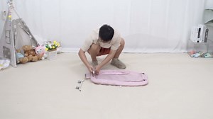 SIMPLGIRL 5-in-1 Baby Bassinet Bedside Crib, Pack n Play Long Next to Parents Bed Crib, Foldable Playard, Playpen Travel Bed Nursery Center for Girl Boy Infant Newborn