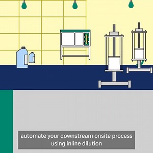 Buffer management is a major bottleneck in biomanufacturing - automate your downstream process using inline conditioning (IC) or inline dilution (ILD) and help free up labor and floor space when handling large quantities of buffers. | Cytiva