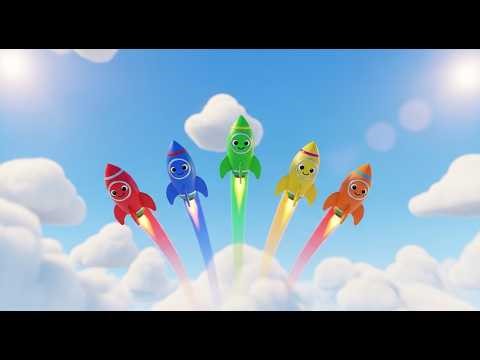 The Rockets in the Sky Go Fly Fly Fly | Rocket Song for Kids | Nursery Rhymes & Toddler