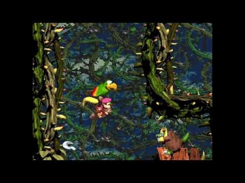 Donkey Kong Country 2 – 4-3 Bramble Scramble | 102% Walkthrough (4K, No Commentary)