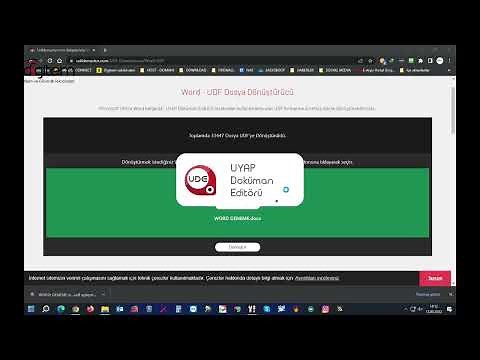 Word, PDF Formatlarını UDF Formatına Çevirme | 2022 | GÜNCEL|