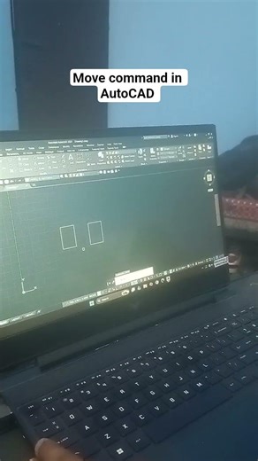 Move command in AutoCAD (Move - Enter)#shorts#Design mind works