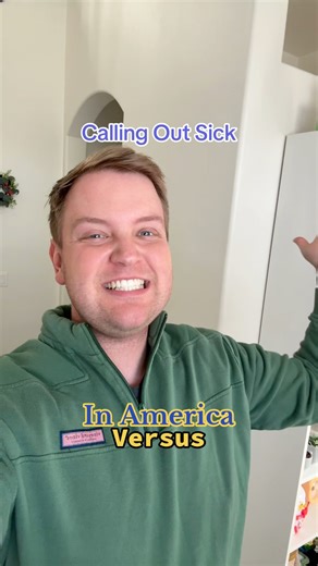 Calling Out Sick In America Versus England! #england #british #america #ukvsusa #mrthomasenglish | Mrthomasenglish