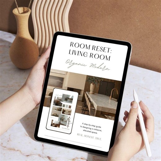 Organic Modern Living Room Styling Guide | Modern Interior Design (PDF Download ) - Etsy