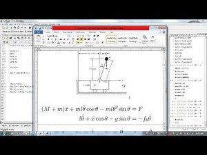 Inverted Pendulum System (matlab ODE45)