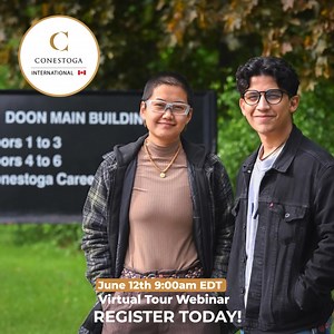 ✨ Ready to explore our amazing campuses from wherever you are? Join our Guided Virtual Campus Tour—a fun and interactive way to see our campuses, ask questions, and discover hidden gems! Join us on June 12 at 9:00am EDT | International Students at Conestoga College - Study in Canada | Facebook
