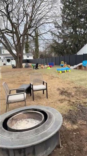 Fence install!!! Lovely color on this thing #hardwork #fence #landscape #garden #smallbusiness