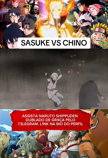 Sasuke vs Chino: Anime Clash Unleashed