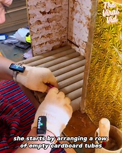 1.4M views · 4.7K reactions |  How Fireworks Are Made: Step-by-Step Tube Assembly! #assembled #skill #fireworks | The Viral Vid | Facebook