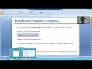 35 - ABAP Programming - Best Performance Guidelines Part4