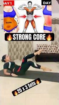 10 MIN STRONG CORE/ ABS WORKOUT. #viral #shorts #youtubeshorts #viralvideo #love #shortvideo #new.