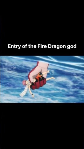 Entry of the Fire Dragon god #fairytail #100yearsquest #shorts #anime
