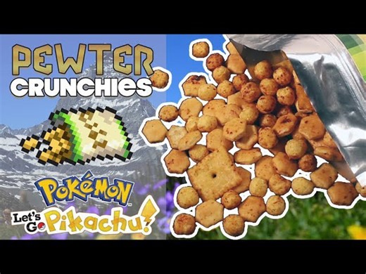 POKEMON: Let's Go! - How To Make Pewter Crunchies