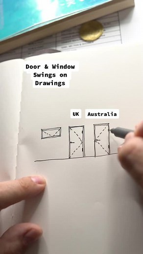 Understanding Door and Window Swing Openings on Architectural Drawings