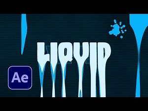 Try this dripping text animation in After Effects