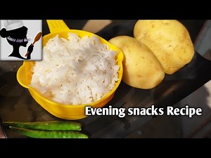 Evening Snacks recipe | Leftover rice And potato snacks |