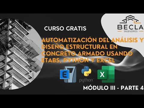 Automatización del Análisis y Diseño Estructural en Concreto Armado usando ETABS, Python y Excel -13