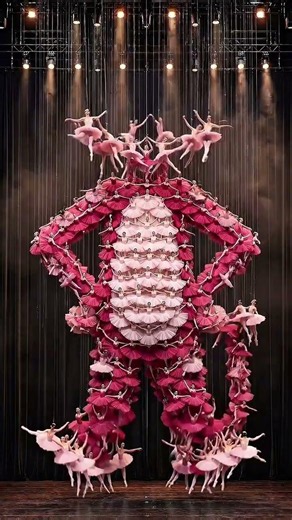 50 Ballerinas Create a GIANT Living Pink Panther! 😱 Most Insane Ballet Ever