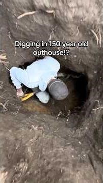 Digging in 150 Year Old Outhouse! PART 2!