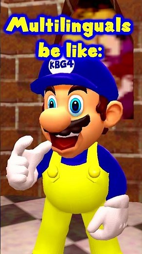 Multilinguals be like #shorts #smg4 #supermario