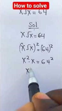 can you solve this maths Equation? #canyousolvethis #maths #mathematics #howtosolve