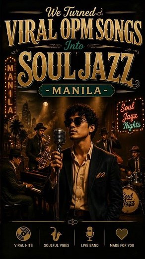 We Turned Viral OPM Songs Into Soul Jazz - Manila #filipinomusic #music #jazzcover