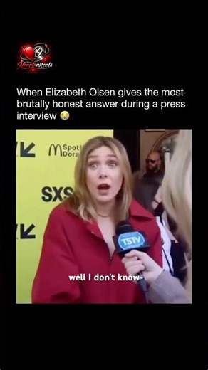 Elizabeth Olsen Gives the Most Brutally Honest Promo Answer Ever 💀