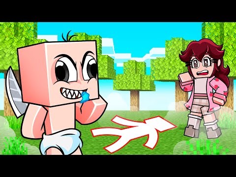 ¿Quien es el ASESINO en los BEBECITOS? 😱 BEBE NOOB ESCAPA DEL ASESINO en MINECRAFT