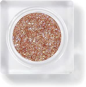 Glint Glitter Gel (Rum N Sugar, 0.13oz) - Multi-Use Body Makeup for Eyes, Cheeks, Body, and Hair by LG Beauty. Rich Pigment, Long-Lasting Sparkle/Glitter for Party, Festival.