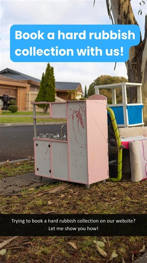 Not sure how to book a hard rubbish collection? Here’s what to do: 🌐 Visit our website and click ‘Book your hard rubbish collection’. ⌨️ Start entering your address and select when it appears. ✔️ Tick which items you want collected. 📆 Select a date, enter your details and confirm! If you live in the City of Whittlesea you are entitled to 2 hard rubbish collections per year (and that includes renters too 😊) Replacing it? Book a collection! Find more information: bit.ly/4lAMAsp #LoveWhereWeLive