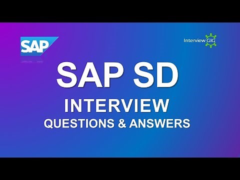 SAP SD Interview Questions and Answers Part-2 | Most asked SAP SD Basics To advanced |