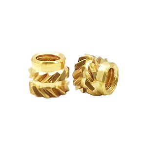[Hot Item] Custom Brass M2 M3 M5 M6 Knurled Nut Threaded Insert Nut Round Knurled Brass Nut