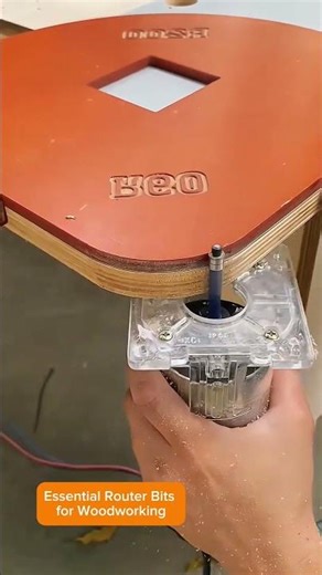 Essential Router Bits for Woodworking #woodworking #wood #shorts #tips #tricks