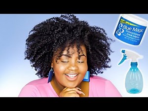 Water and Grease ONLY Twist Out on "Natural Hair" | Blue Magic Hair Grease