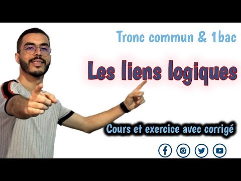 Tronc commun : Les liens (connecteurs) logiques_ leçon de langue et grammaire avec exercice corrigé👌